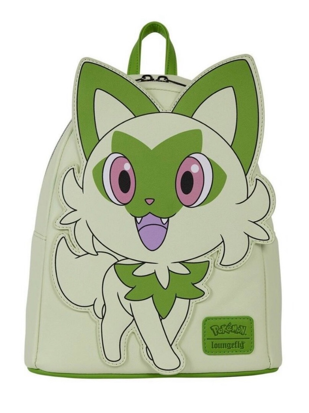 Loungefly Pokémon Sprigatito Cream and Green Mini Backpack